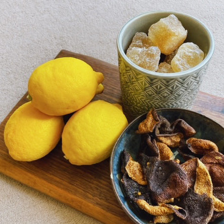 自家製川貝陳皮燉檸檬 Stewed Lemon and Aged Tangerine Peel with Fritillaria Bulb and Rock Sugar